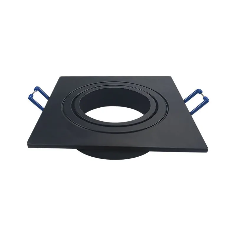 1*GU10 Fititng Sq Black