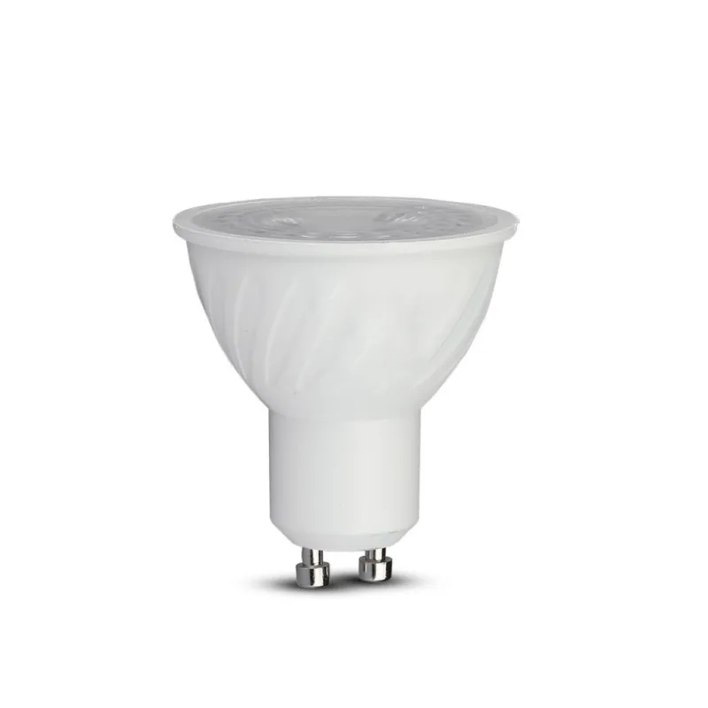 6W GU10 Ripple Plastic Spotlight with Samsung Chip 4000K 38° Dimmable