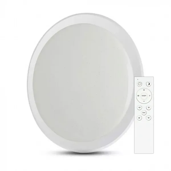 LED 30W/60W/30W Designer Domelight with Remote Control CCT Changing Dimmable Starry Cover
