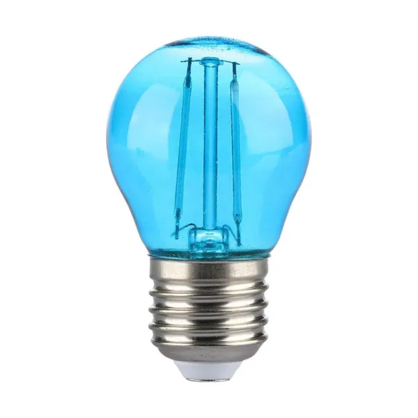 2W G45 LED Blue Color Filament Bulb E27