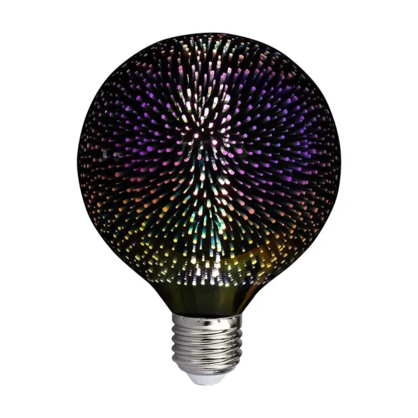 4W G125 LED 3D Filament Bulb 3000K E27