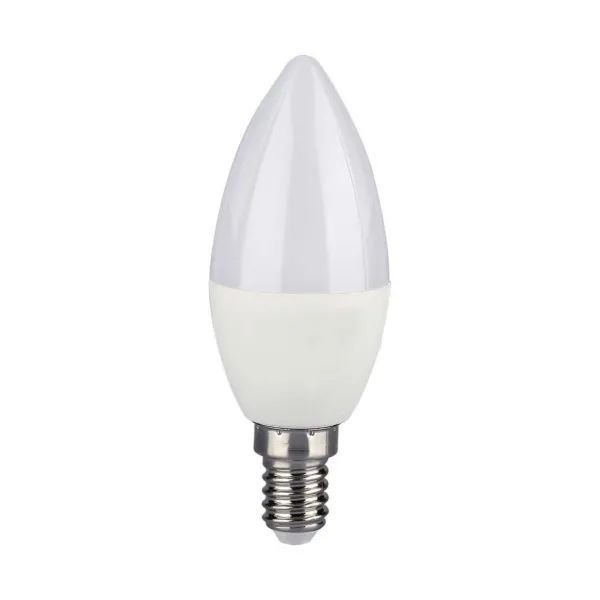 4.8W Candle Bulb Compatible with Amazon Alexa And Google Home RGB+Ww Cw E14
