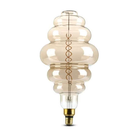 8W S200 LED Smoky /Double Filament Bulb 1800K E27 Dimmable