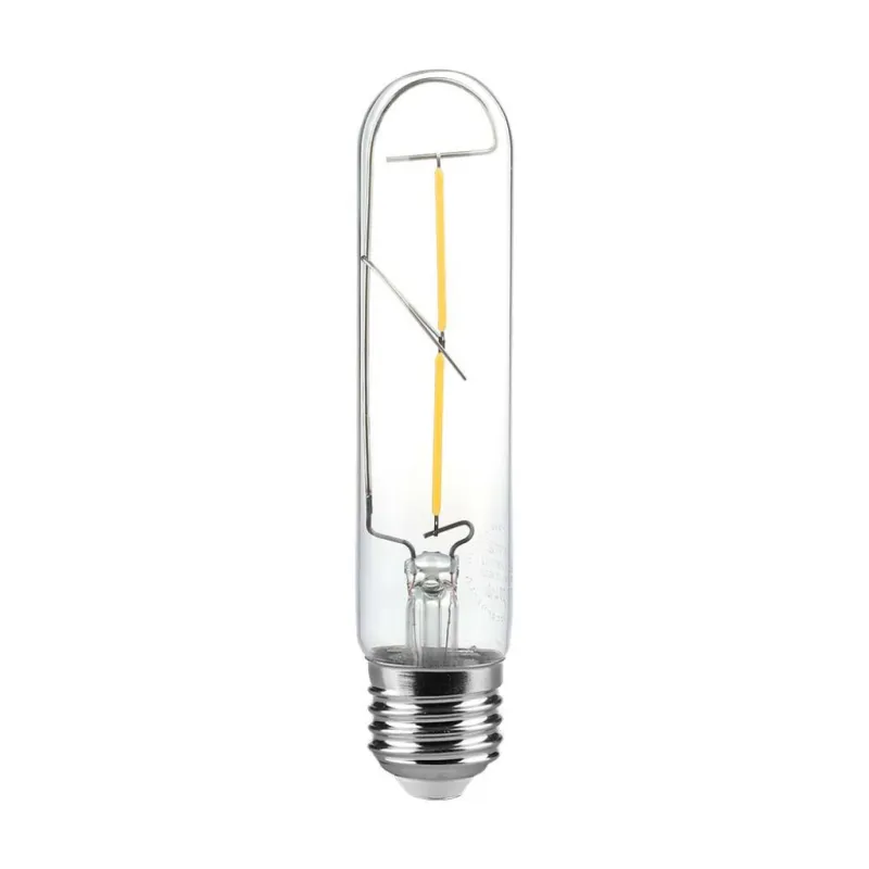 2W T30 LED Filament Bulb Clear Glass 3000K E27