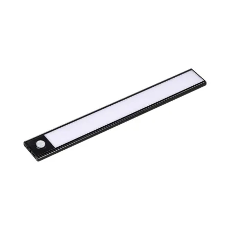 Lampada LED da armadio ricaricabile Micro-USB 1,1.5W Sensore PIR Colore Nero 30cm 4000K IP20
