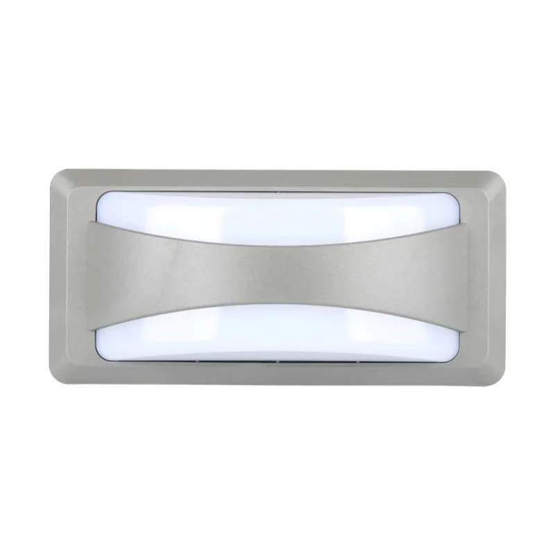 12W LED Bulkhead with Softlight 6400K Grey Body