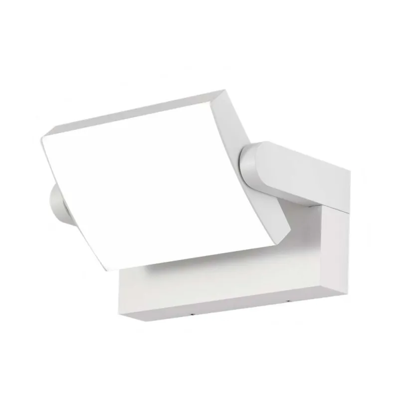 17W LED Wall Light 3000K White Body IP65