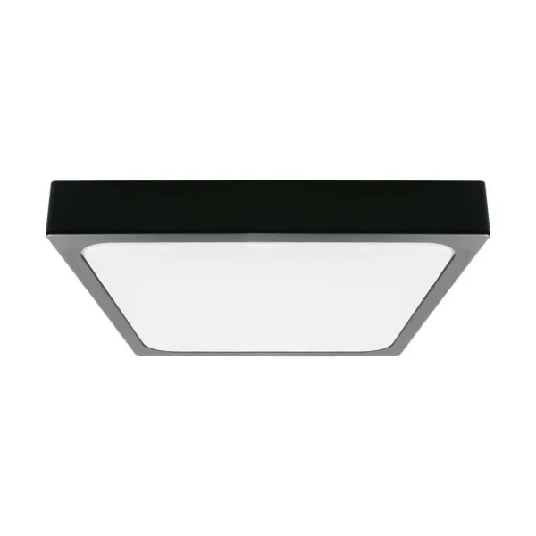 30W LED Dome Light 4000K Square,Black Frame IP44