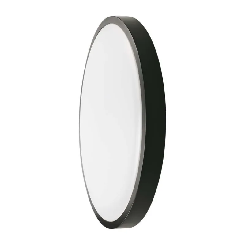 30W LED Dome Light 6500K Round,Black Frame IP44