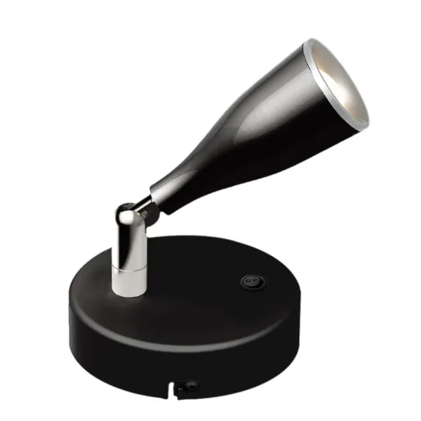 4.5W LED Wall Lamp with Switch 4000K Black
