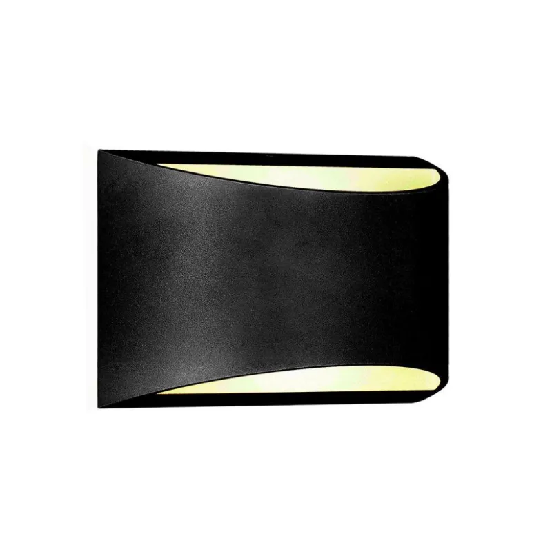 9W LED Wall Lamp with Bridgelux Chip Black Body 4000K IP54