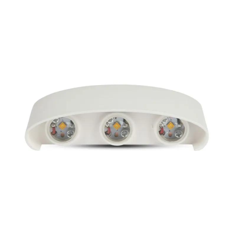 5W LED Wall Light Sand White IP54 3000K