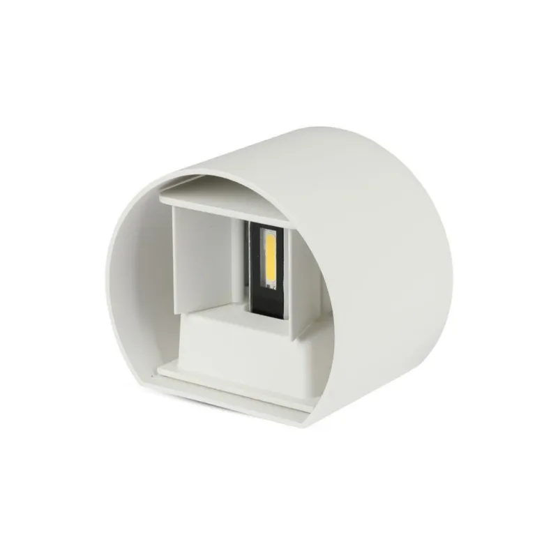 5W Wall Lamp with Bridgelux Chip 3000K White Round