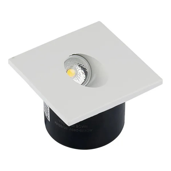 V-TAC Faretto LED Segnapasso Quadrato a Incasso | Energy Clever