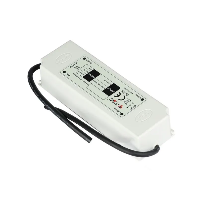 LED Plastic Slim Power Supply 100W IP67 12V (5 Anni Di Garanzia)