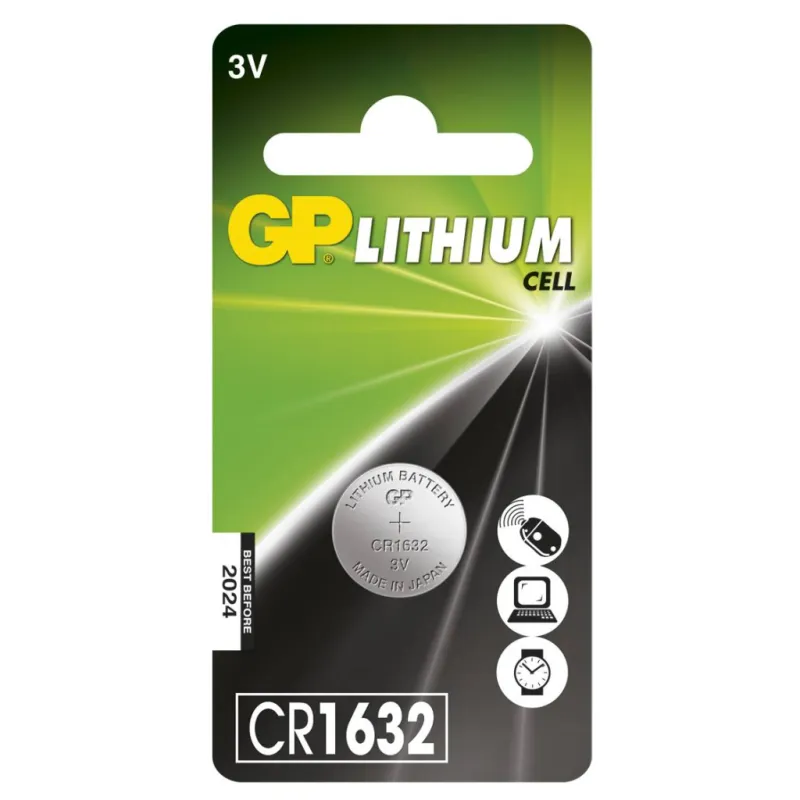 Batteria al Litio a Bottone 3V CR1632 (Blister 1 Pezzo)