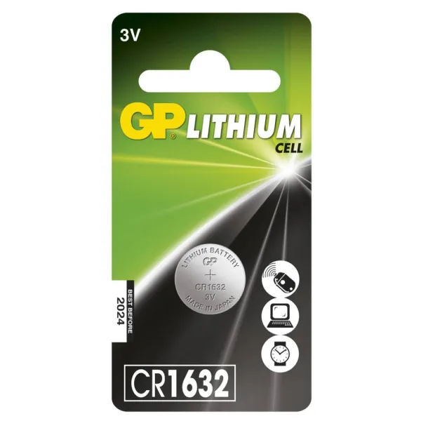 Batteria al Litio a Bottone 3V CR1632 (Blister 1 Pezzo)