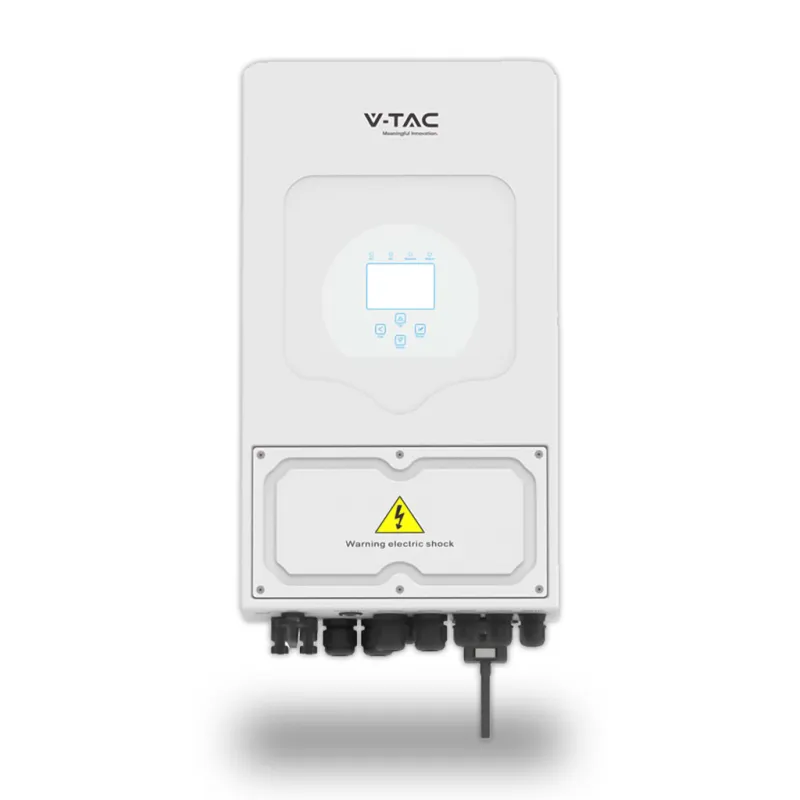 Inverter Ibrido Monofase LV Deye 6kW WiFi CEI 0-21 Bianco IP65