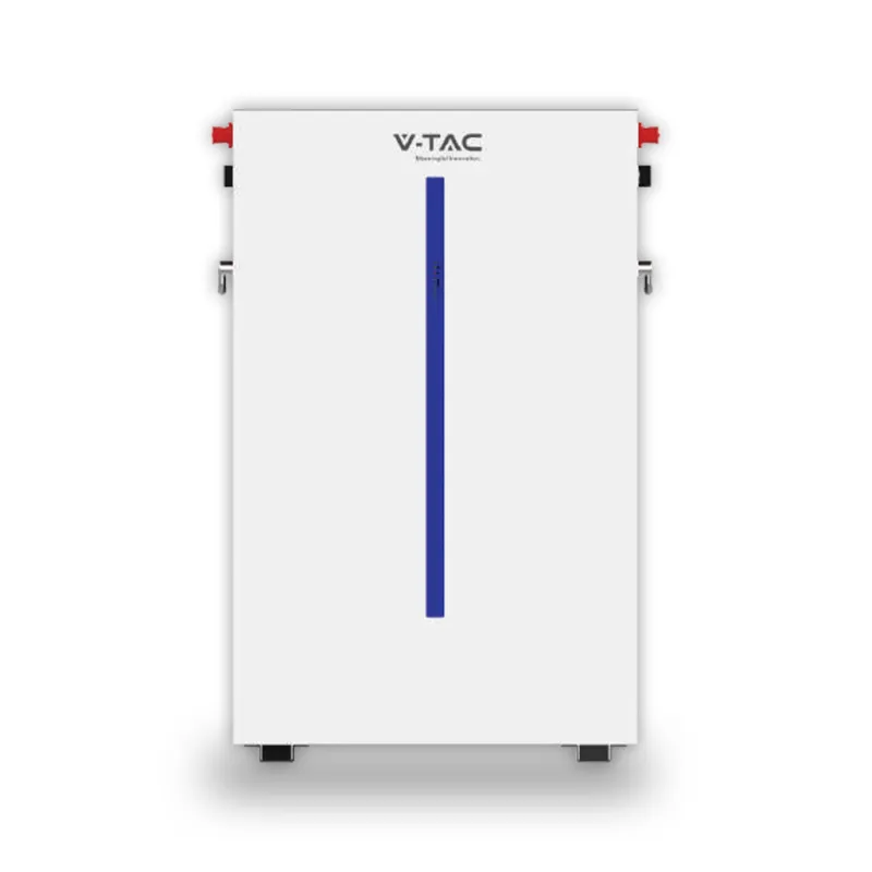 Batteria Accumulo LV 6.14kWh LFP 51.2V 120Ah 100A BMS Bianca CEI 0-21 IP65