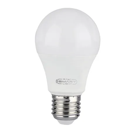 Lampadina LED E27 8,8.5W A65 Compatibile Con Google Home E Amazon Alexa Tramite App V-TAC Smart RGB E 3In1 Dimmerabile