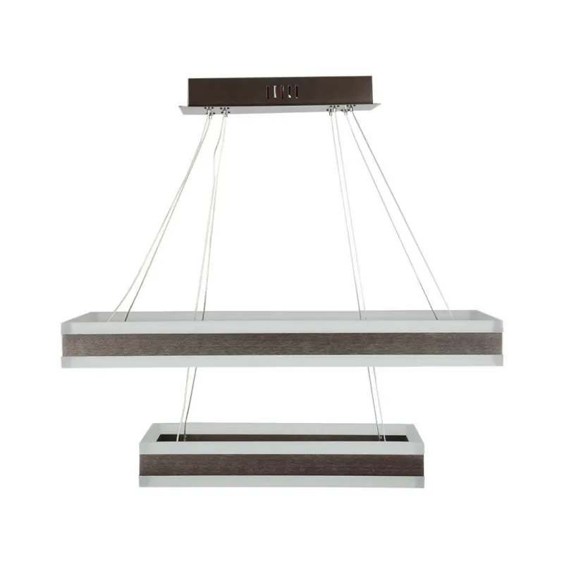 113W Soft Light Chandelier Dimmable Coffee 3000K