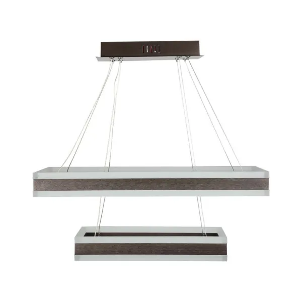 113W Soft Light Chandelier Dimmable Coffee 3000K