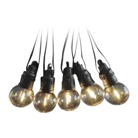 LED Solar String Light 0.5W Bulb 12m with Remote Control