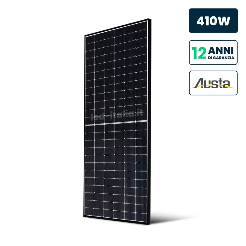 Pannello Solare 410W AUSTA PERC Black Frame 1762x1134x30mm