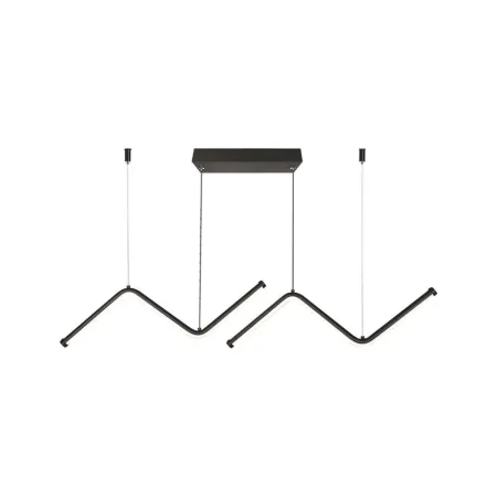 12W LED Designer Hanging Light Black 4000K