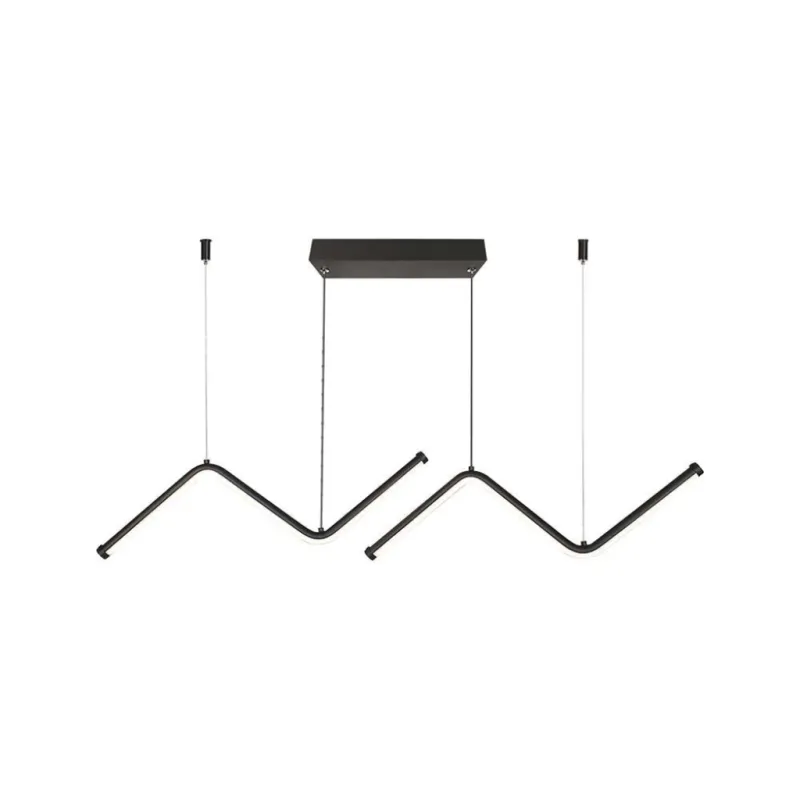 12W LED Designer Hanging Light Black 4000K