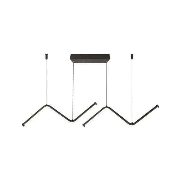 12W LED Designer Hanging Light Black 4000K