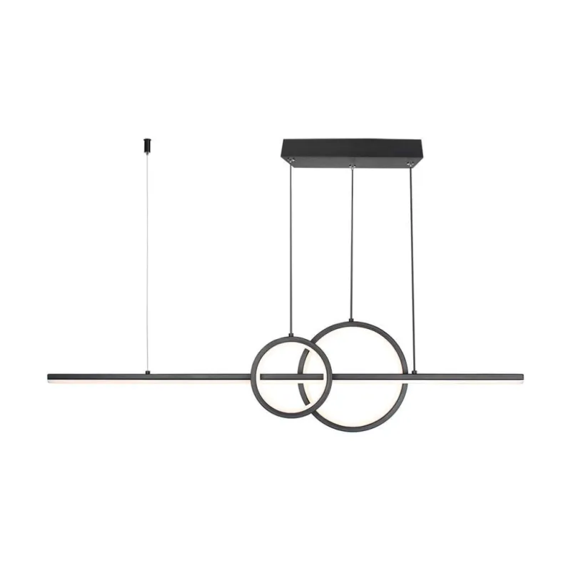 15W LED Designer Hanging Light 3In1 Black
