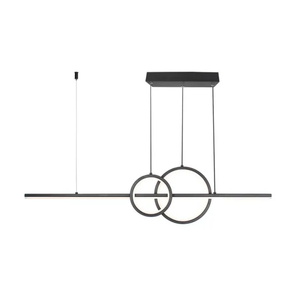 15W LED Designer Hanging Light 3In1 Black