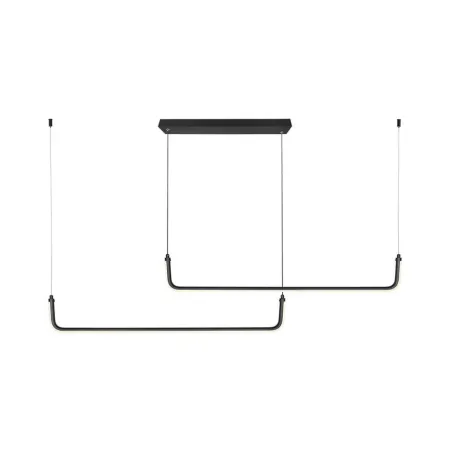 24W LED Designer Hanging Light Black 4000K