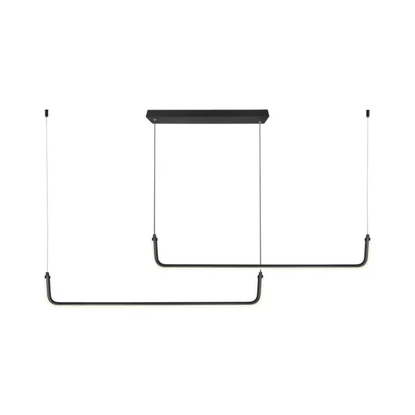 24W LED Designer Hanging Light Black 4000K