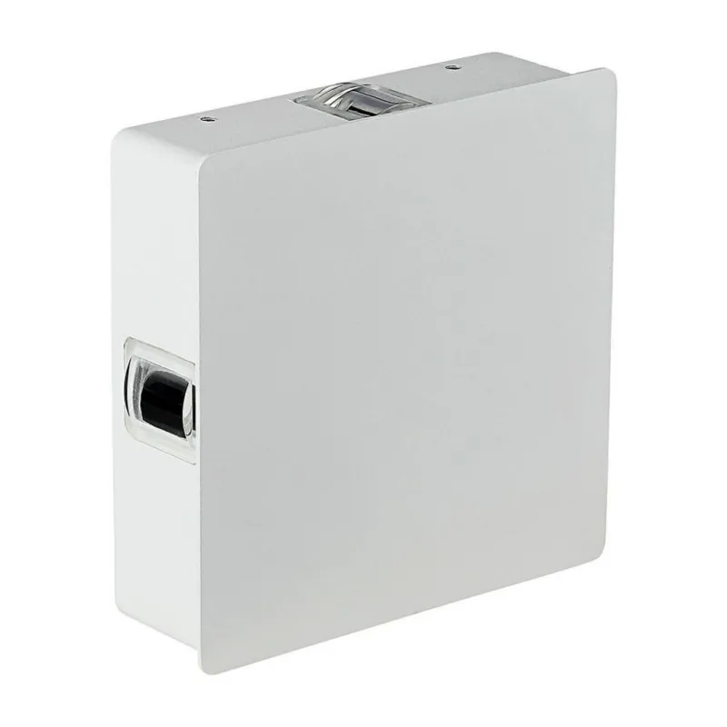 4W LED Wall Light White Body Square 3000K IP65