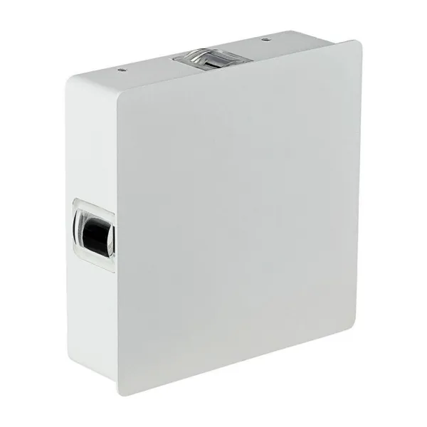 4W LED Wall Light White Body Square 3000K IP65