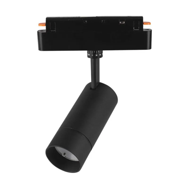 8W LED Magnetic Smart Tracklight Black Body 3In1