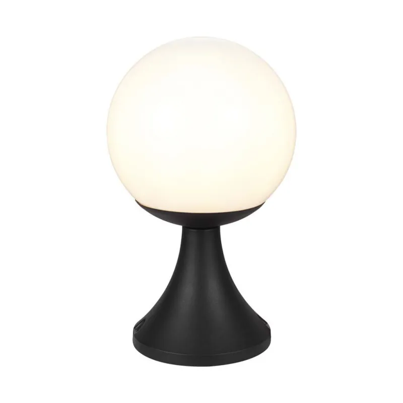 Stand Lamp 1*E27 Matt Black Opal Plastic C Ball