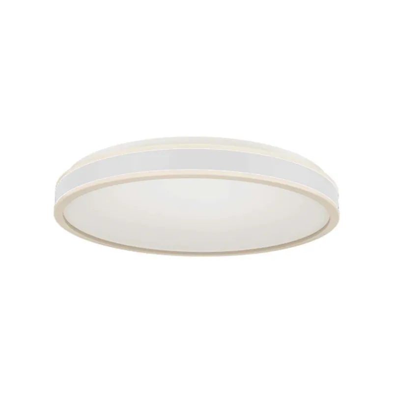 18W LED Designer Light Round White Finish 4000K Dimmable