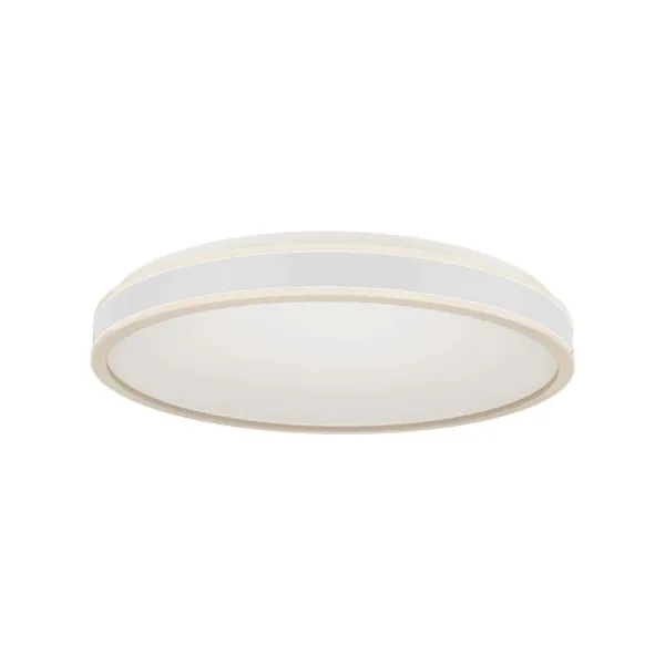 18W LED Designer Light Round White Finish 4000K Dimmable