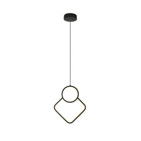 12W LED Designer Metal Hanging Lamp 280*1800MM Black Body 3000K