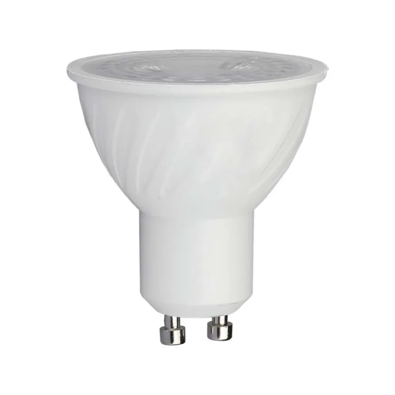LED Spotlight SAMSUNG CHIP - GU10 6W Ripple Plastic 110°D 6400K