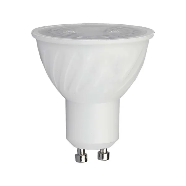 LED Spotlight SAMSUNG CHIP - GU10 6W Ripple Plastic 110°D 6400K