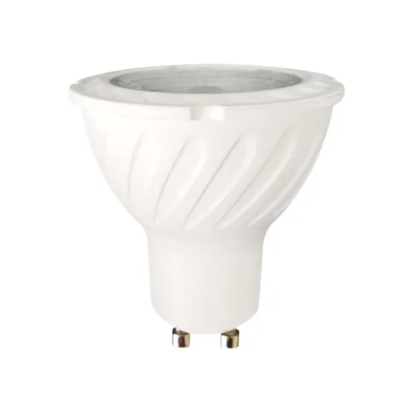 LED Spotlight SAMSUNG CHIP - GU10 6W Plastic SMD With Lens 3000K