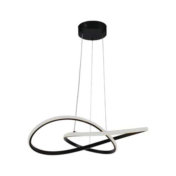 20W LED Hanging Decorative Lamp Ф500 Black Body 3000K