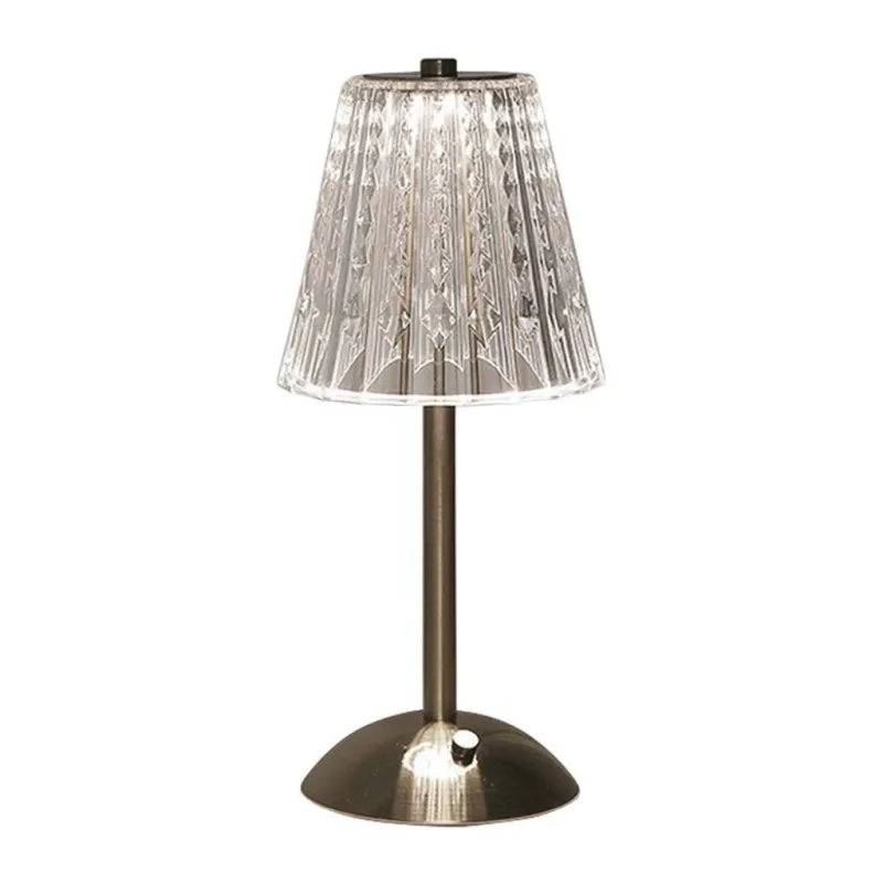 2.4W Led Table Lamp Nickle Sand 3in1