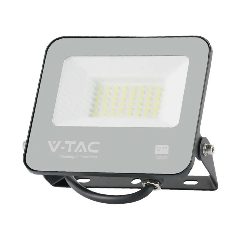 30W LED Floodlight Black Body 6400K Super Bright 185LM/W