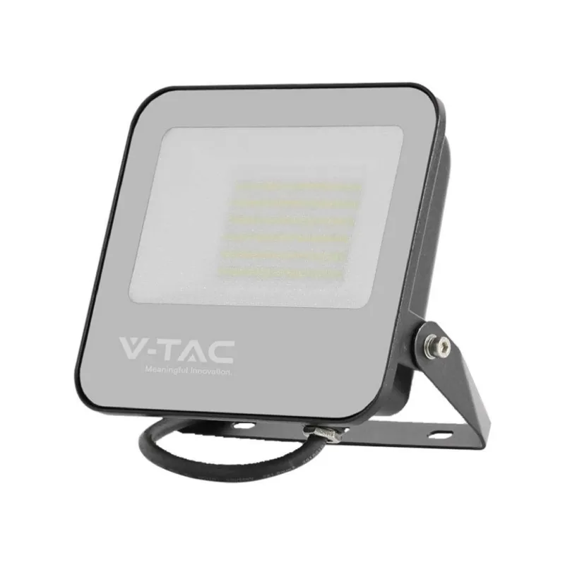 50W LED Floodlight Black Body 6400K Super Bright 185LM/W