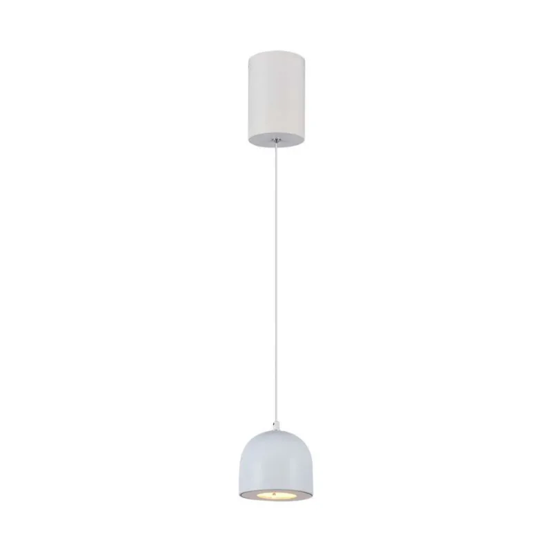 8.5W LED Hanging Lamp Φ100 Adjustable Wire Touch On/Of Grey Body 3000K